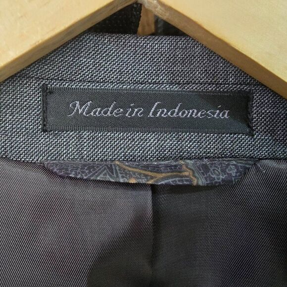 NWT Lauren Ralph Lauren Ultraflex 100% Wool Gray Sport Coat Blazer 46L - Picture 11 of 16